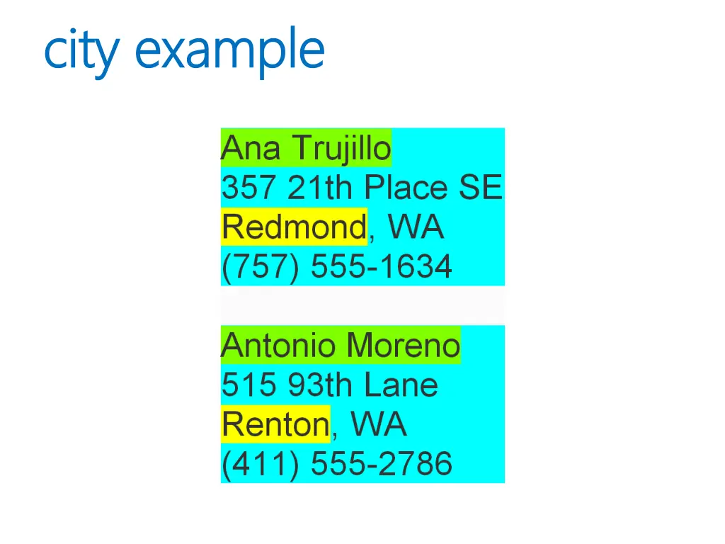 city example city example