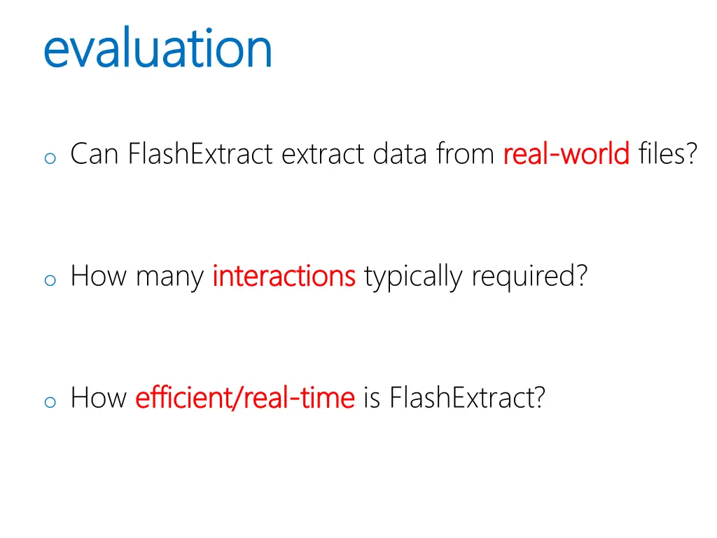 evaluation evaluation