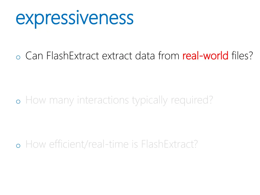 expressiveness expressiveness