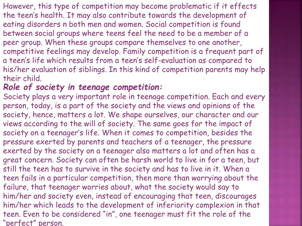 however this type of competition may become