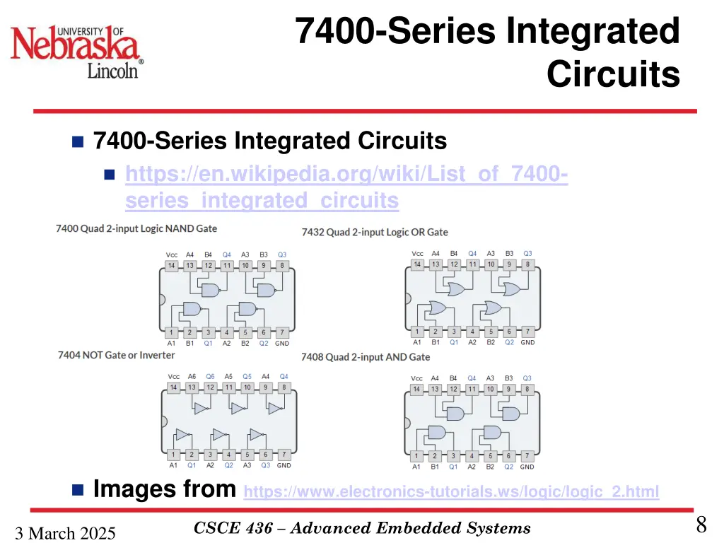 7400 series integrated
