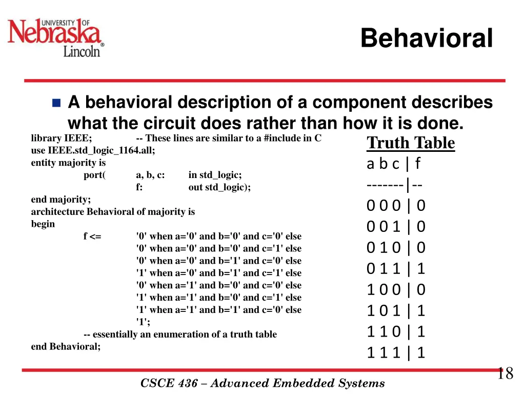 behavioral