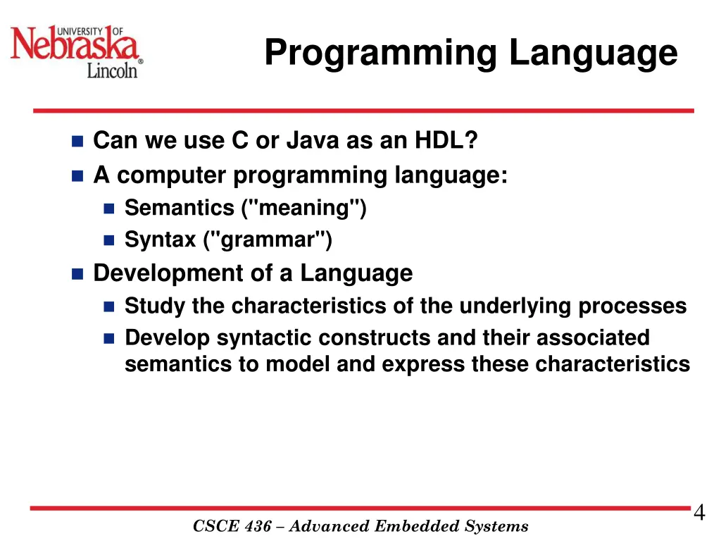 programming language
