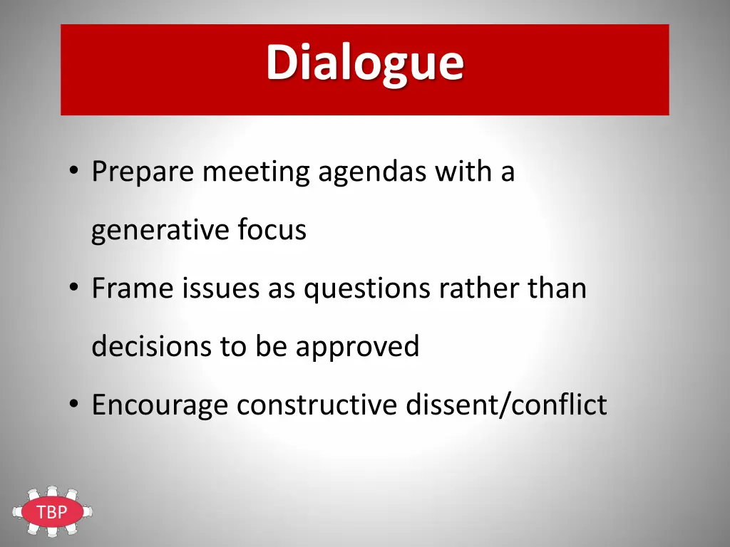 dialogue