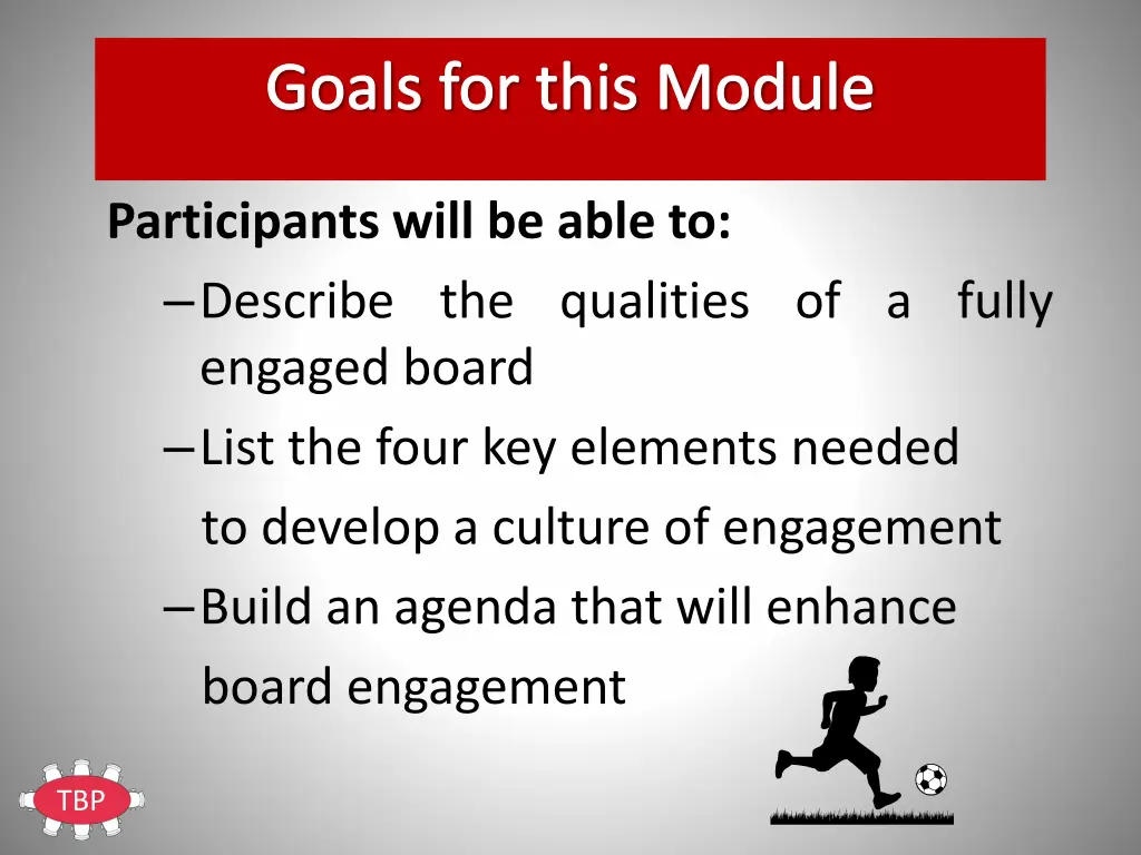 goals for this module