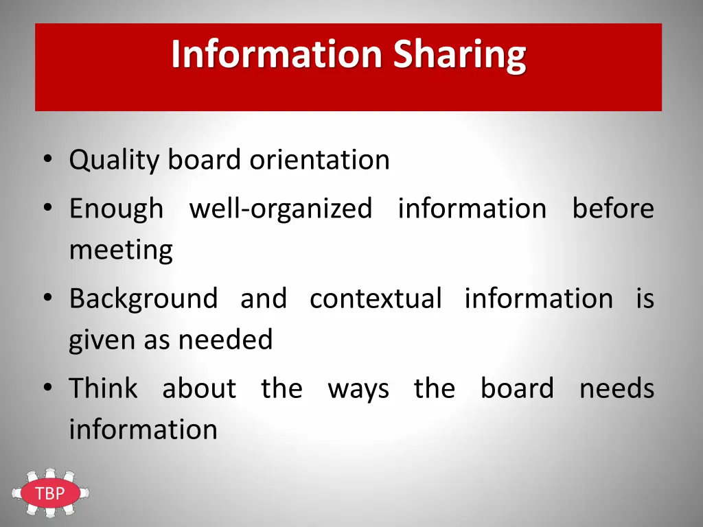 information sharing