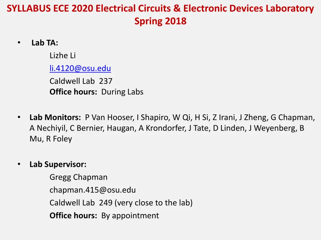 syllabus ece 2020 electrical circuits electronic