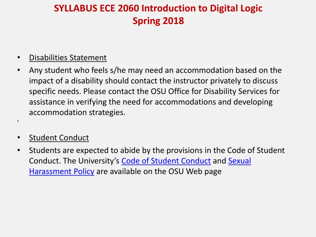 syllabus ece 2060 introduction to digital logic 5