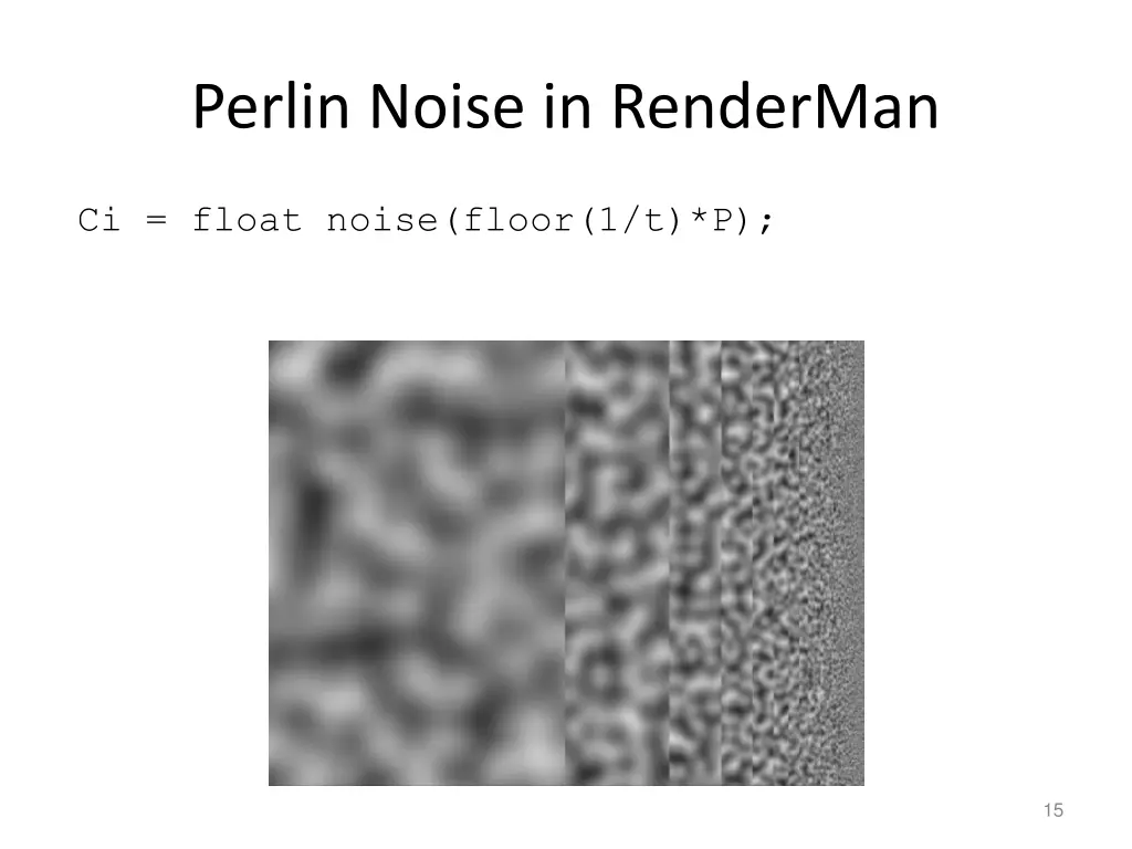 perlin noise in renderman