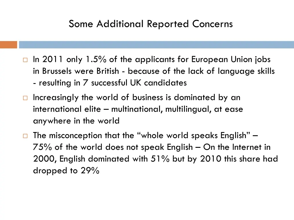 some additional reported concerns 2