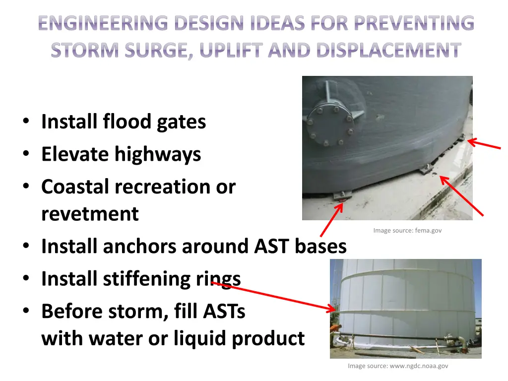 engineering design ideas for preventing storm