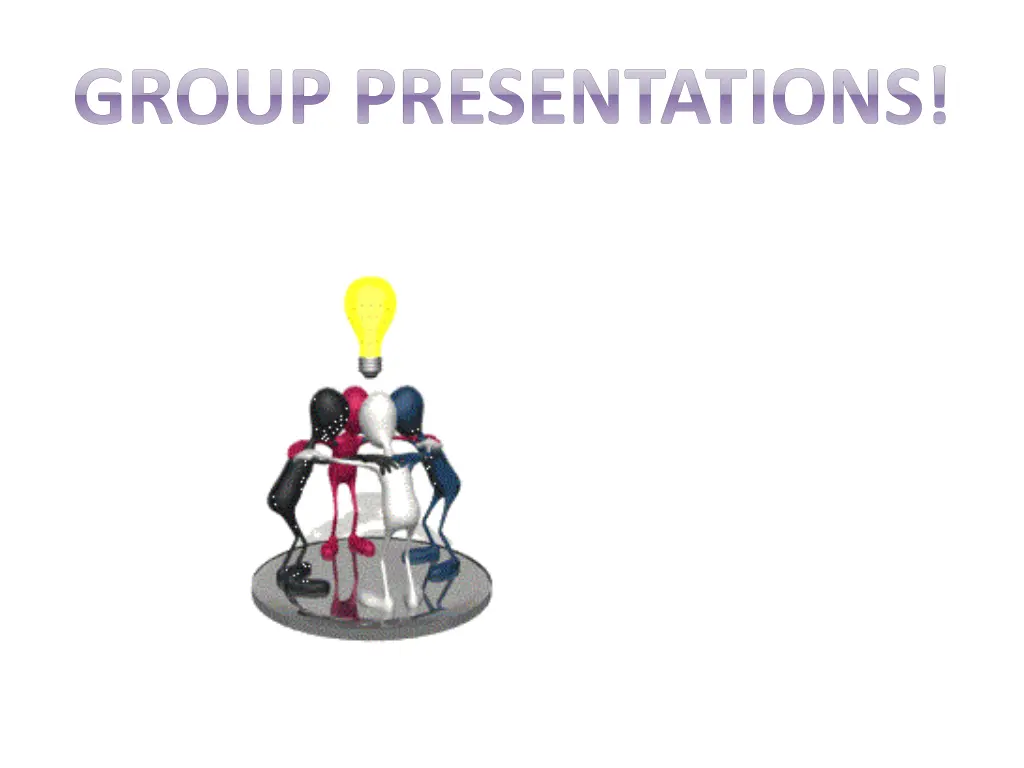 group presentations
