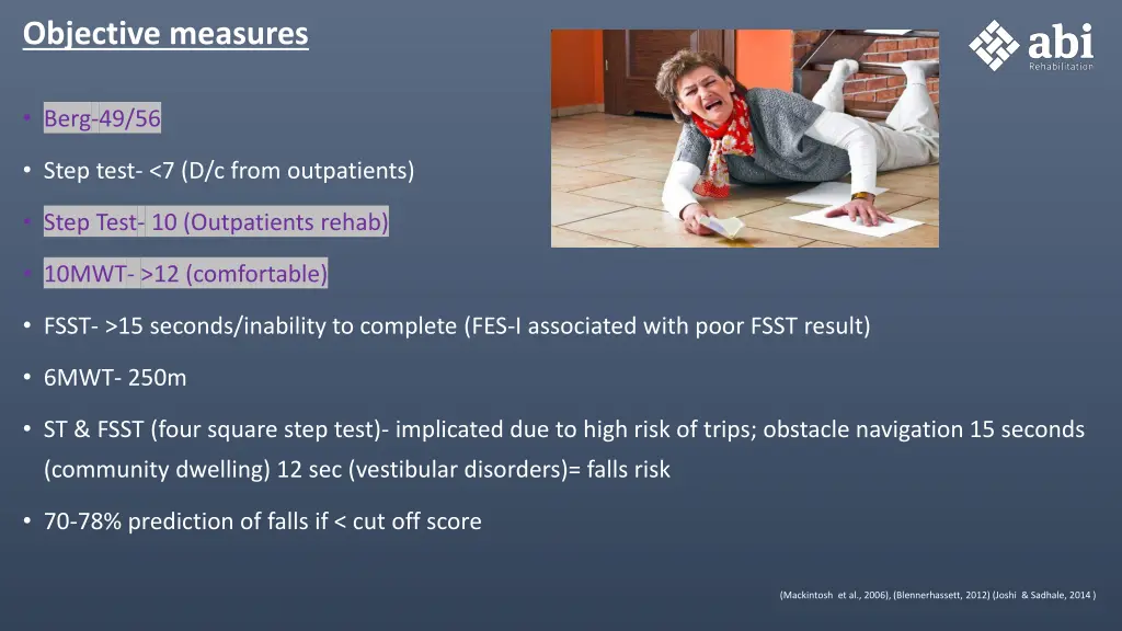 objective measures