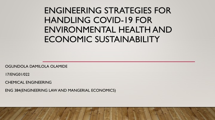 engineering strategies for handling covid
