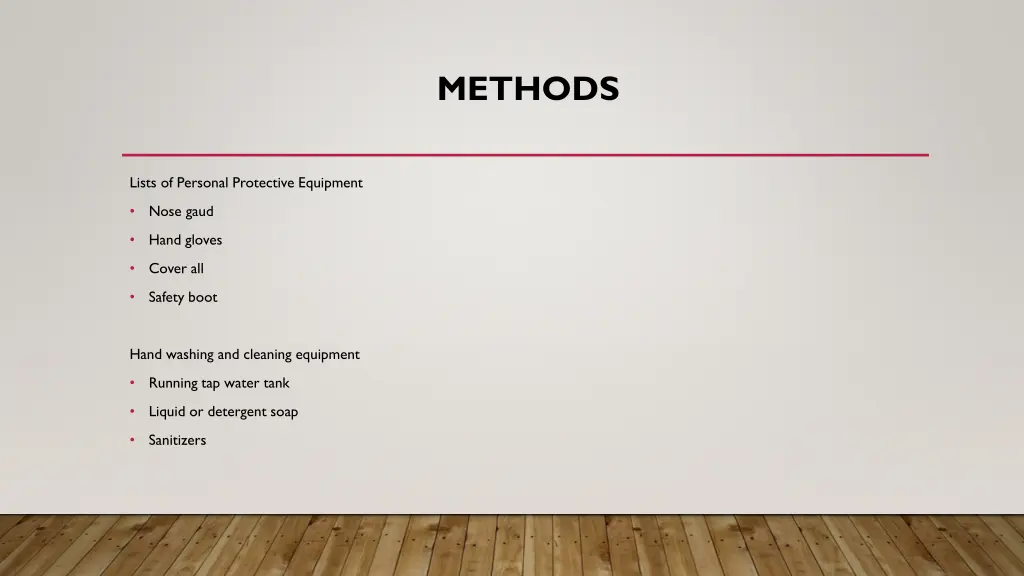 methods