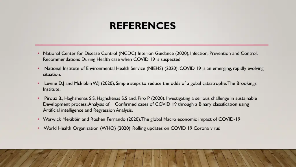 references