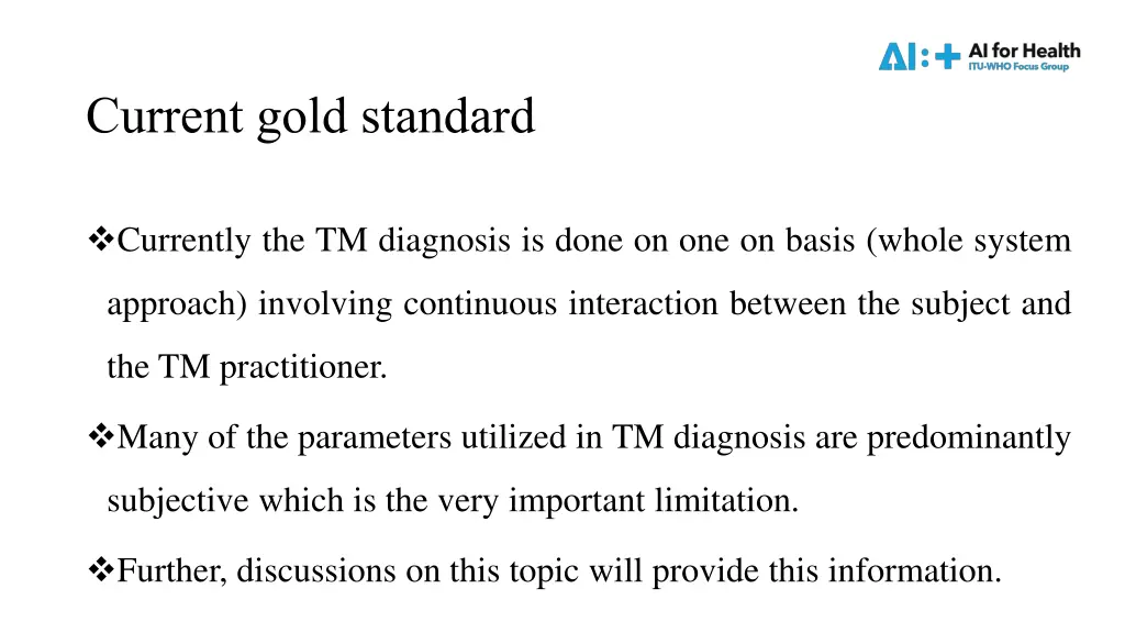 current gold standard