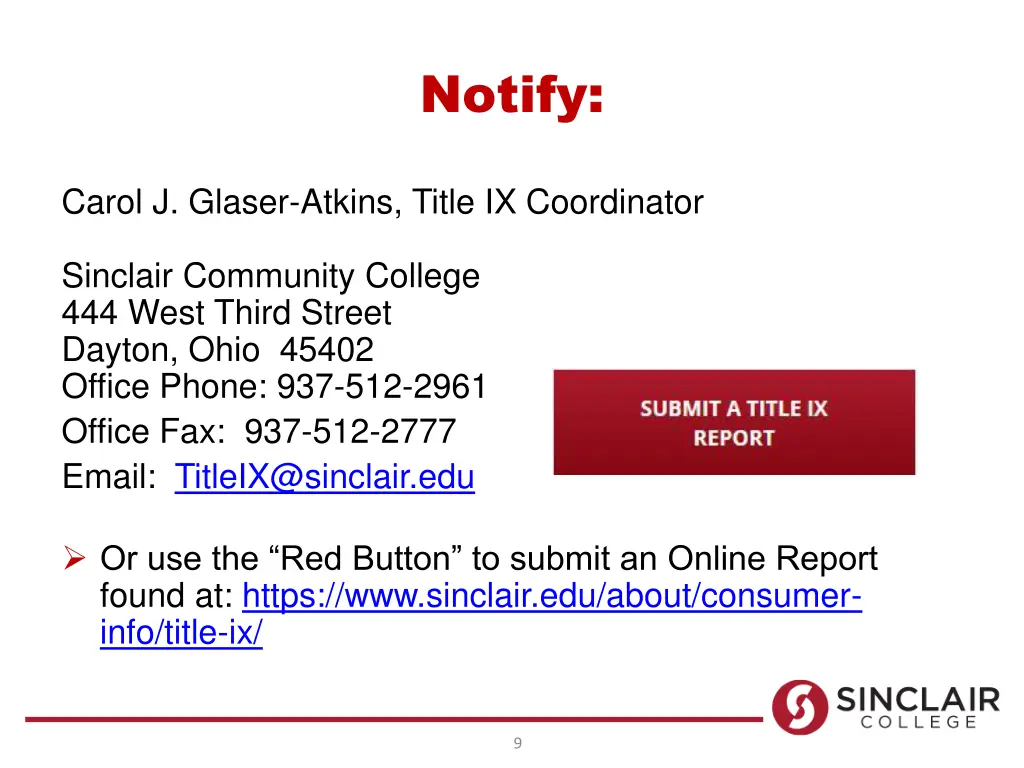 notify