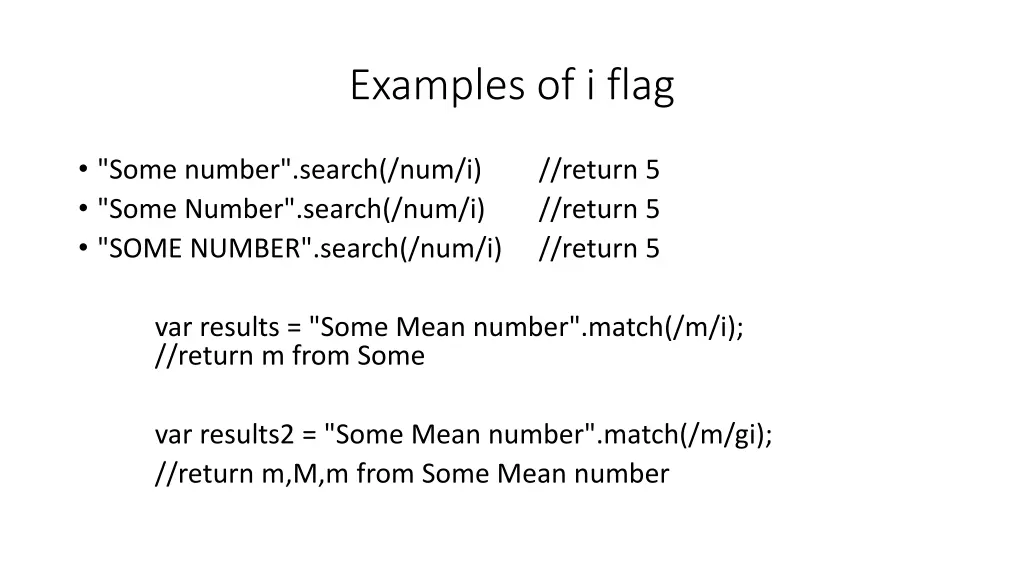 examples of i flag