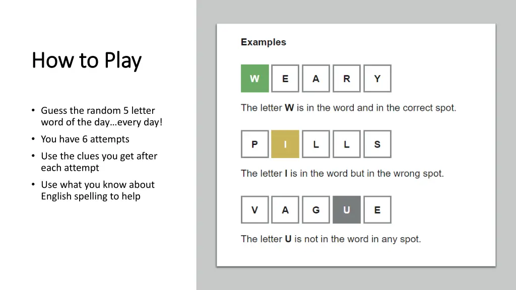 how to play how to play