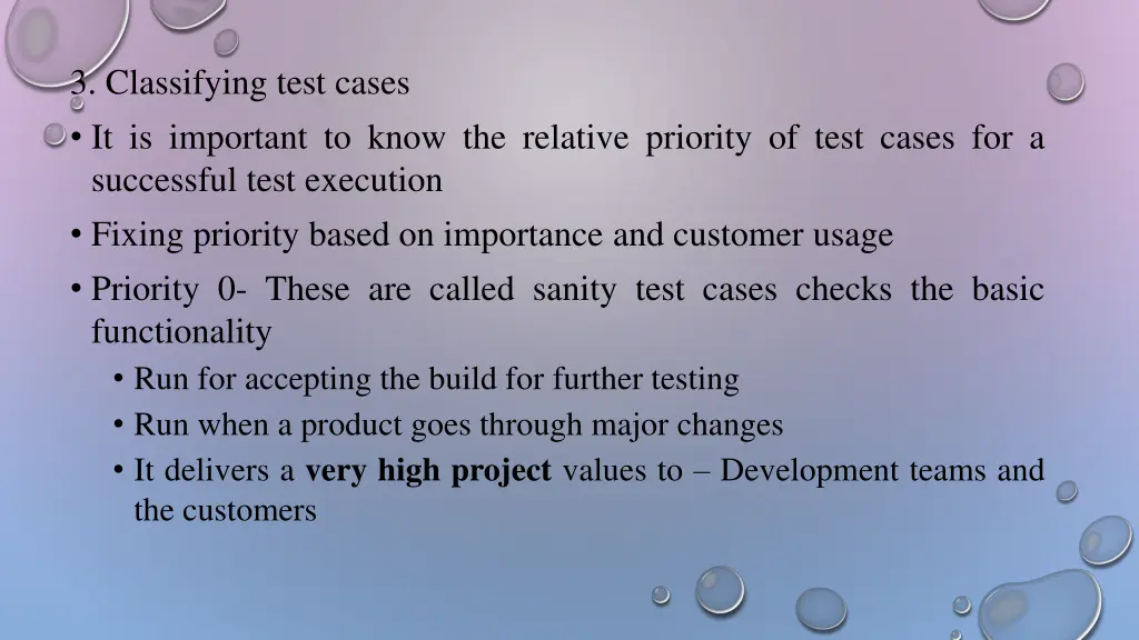 3 classifying test cases it is important to know