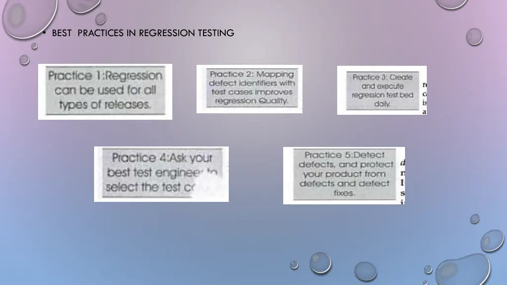 best practices in regression testing