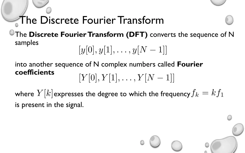 the discrete fourier transform 2