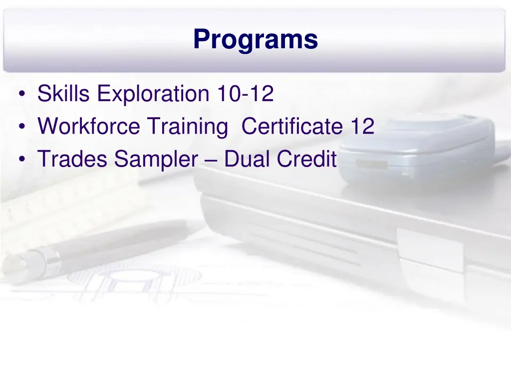 programs