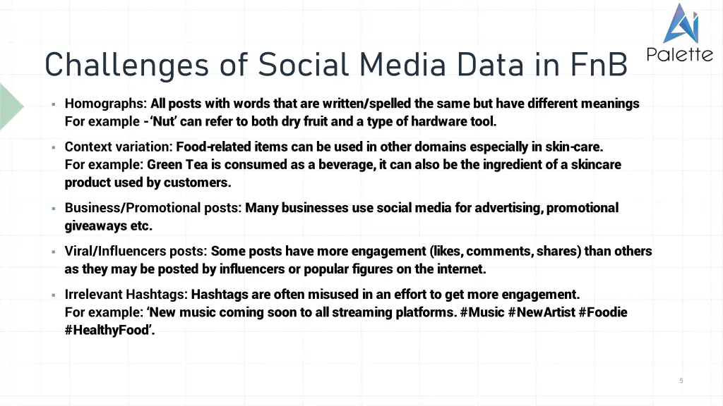 challenges of social media data in fnb