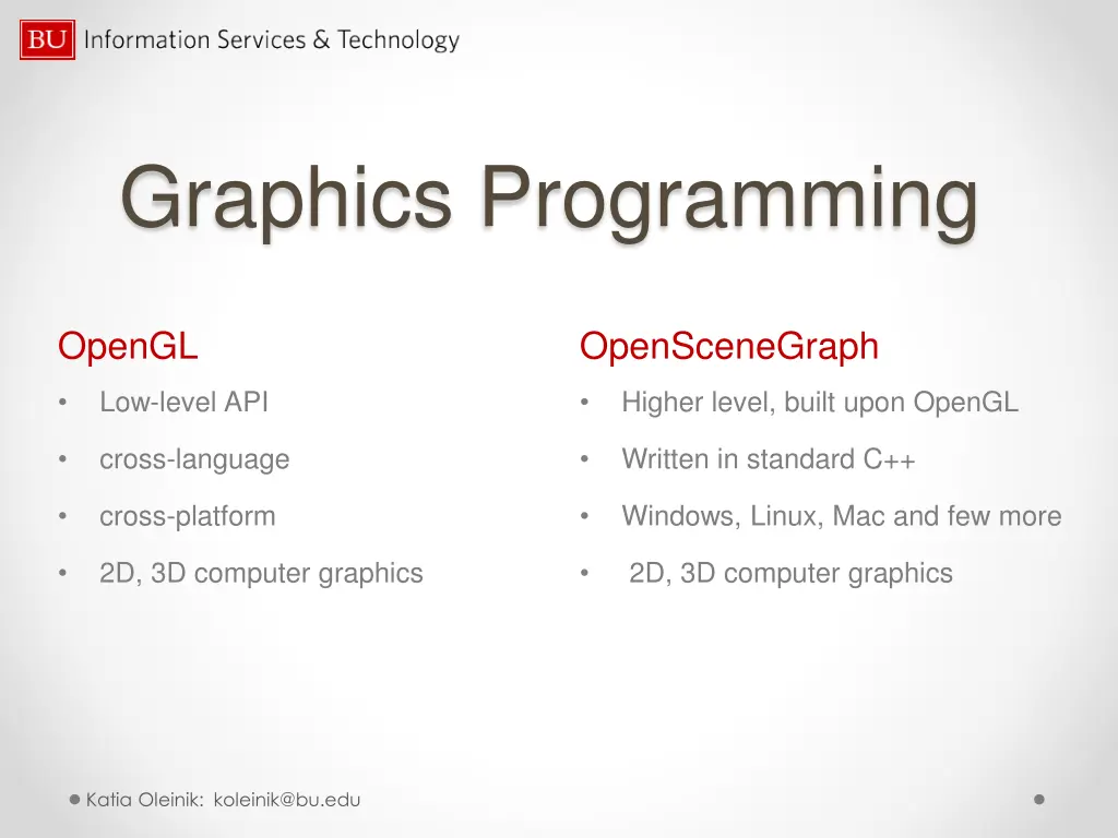 graphics programming 1