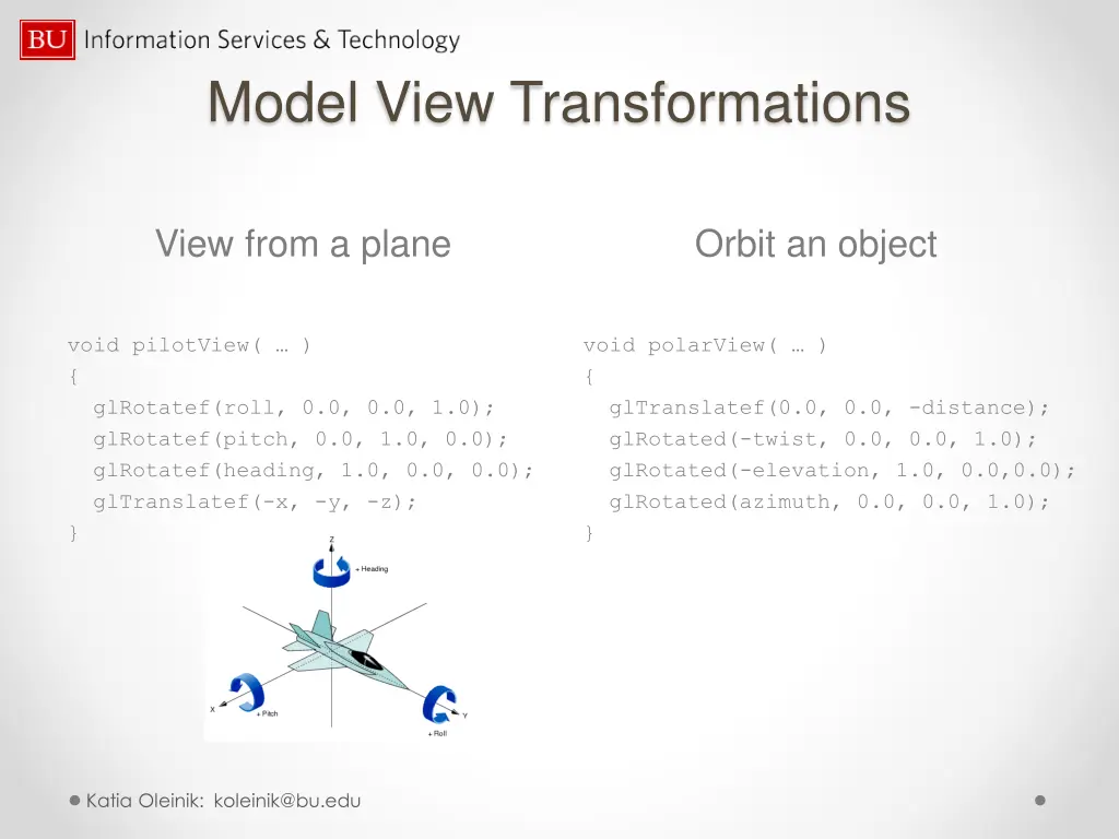 model view transformations 1