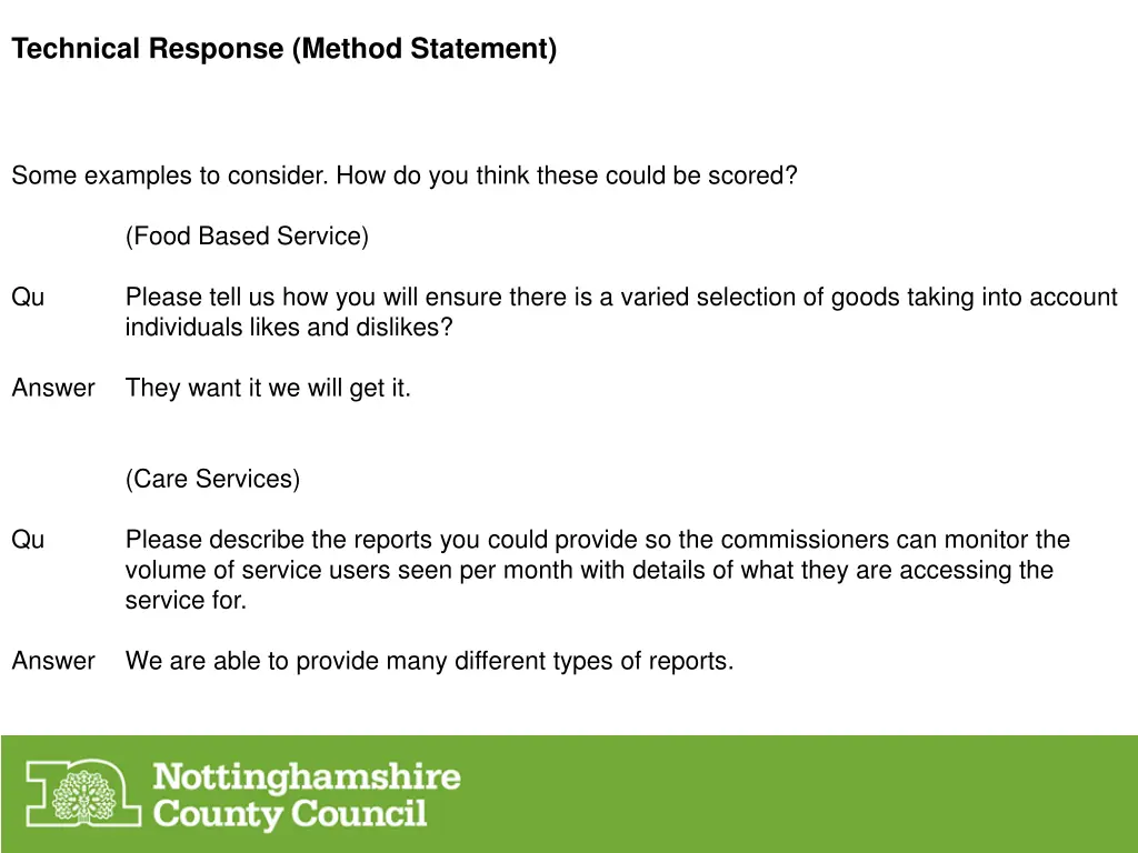 technical response method statement 3