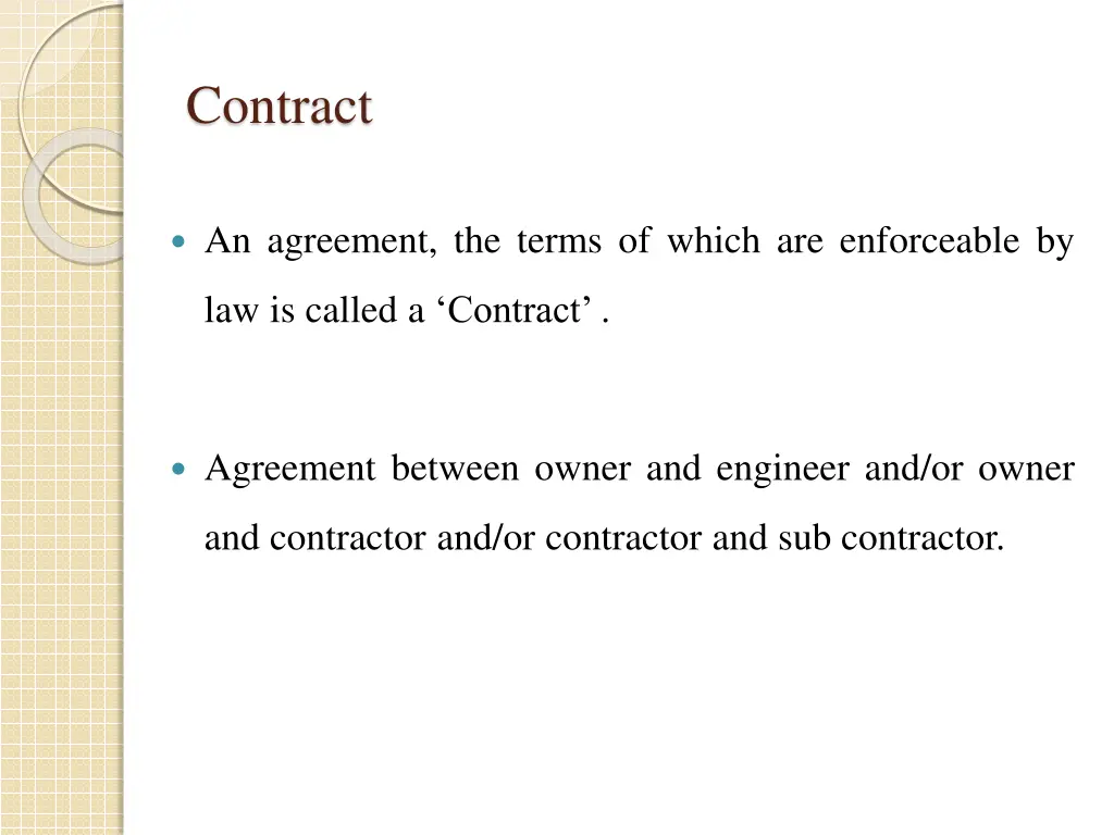 contract