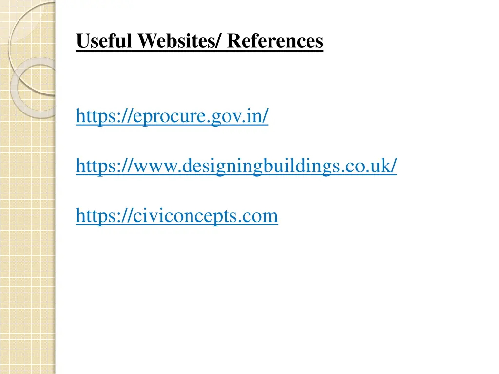 useful websites references
