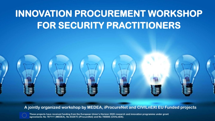 innovation procurement workshop innovation