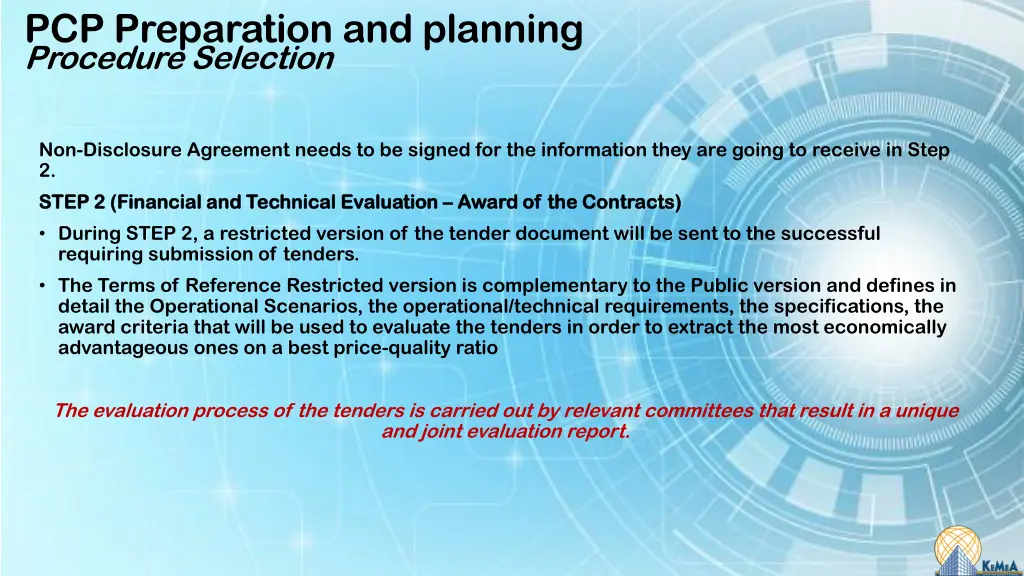 pcp preparation and planning procedure selection 2