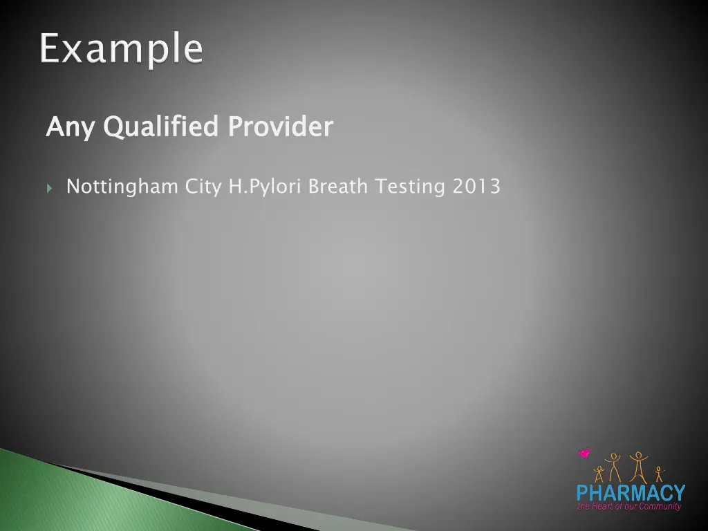 any qualified provider