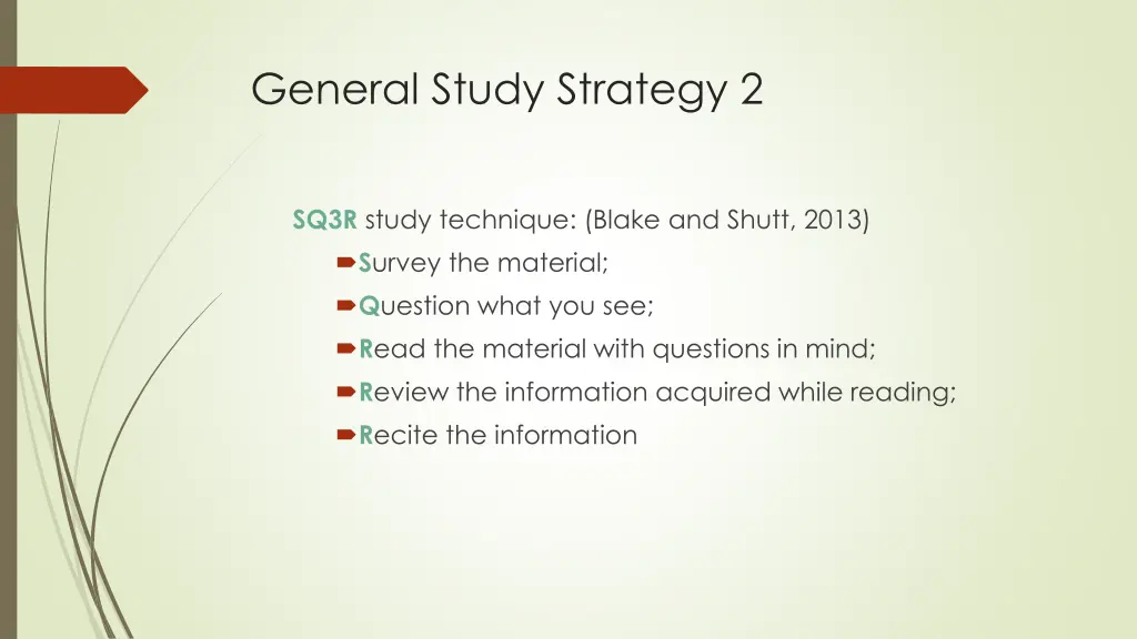 general study strategy 2