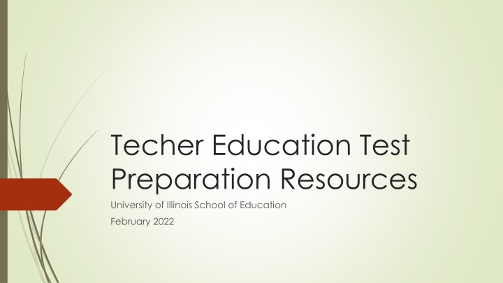 techer education test preparation resources
