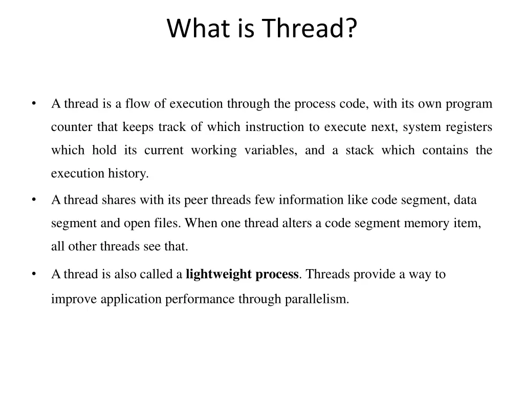what is thread