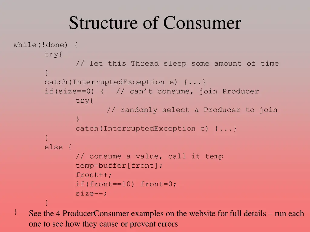 structure of consumer