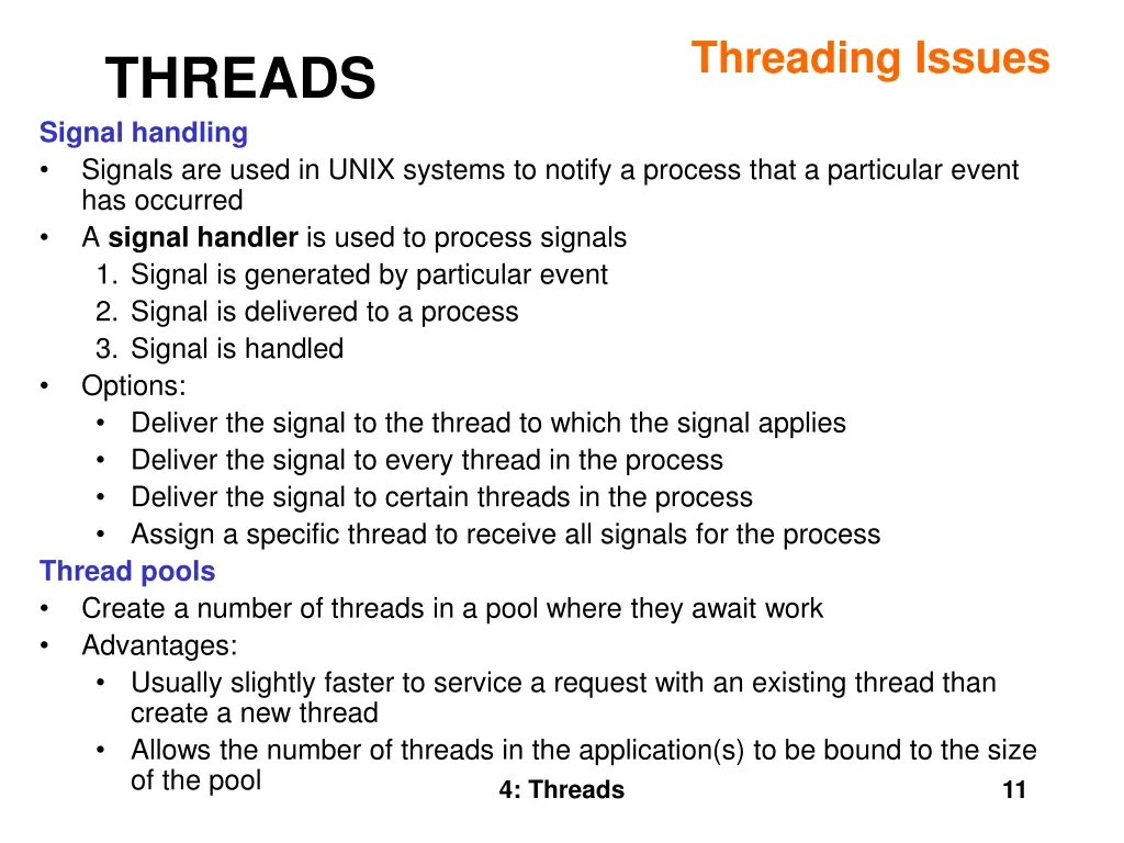 threading issues 1