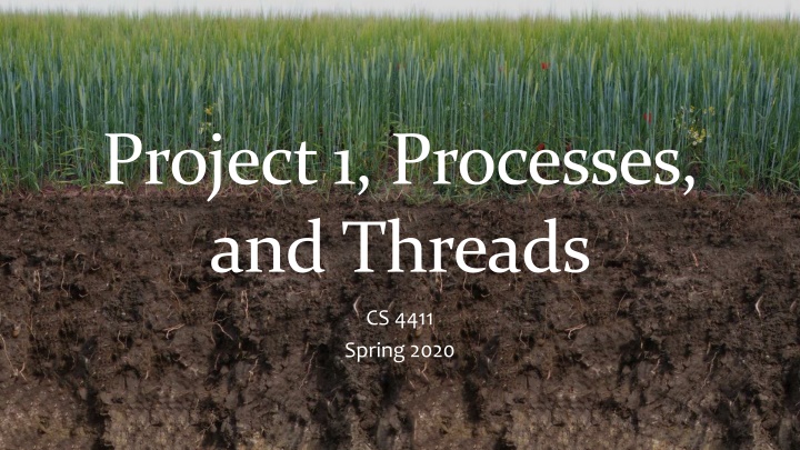 project 1 processes and threads