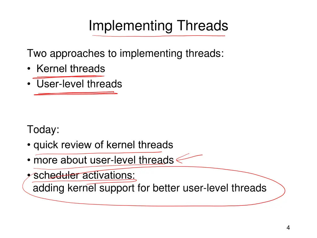 implementing threads