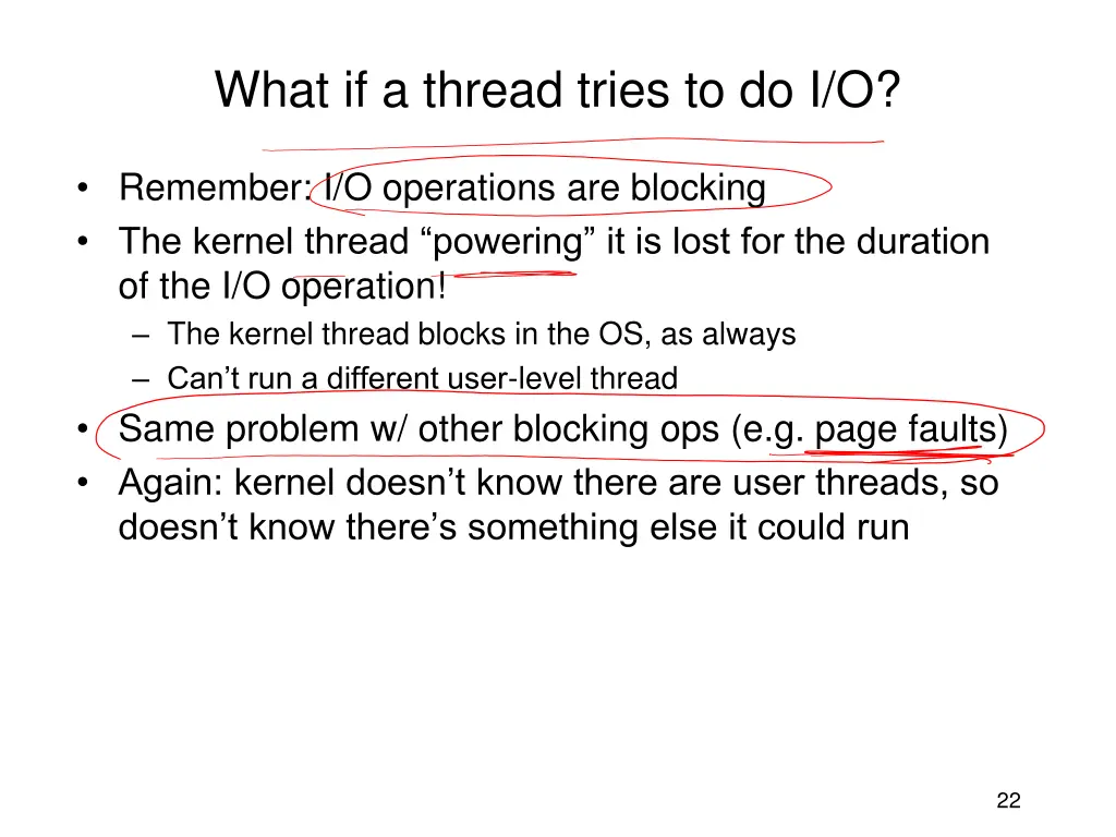 what if a thread tries to do i o 1