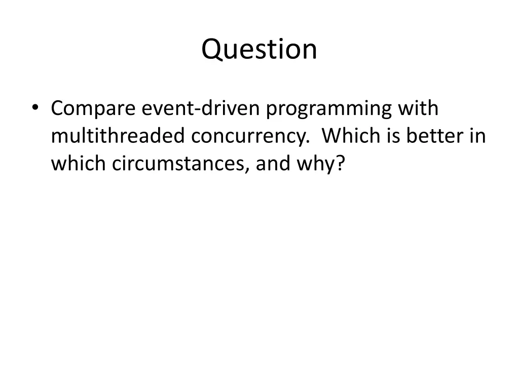 question