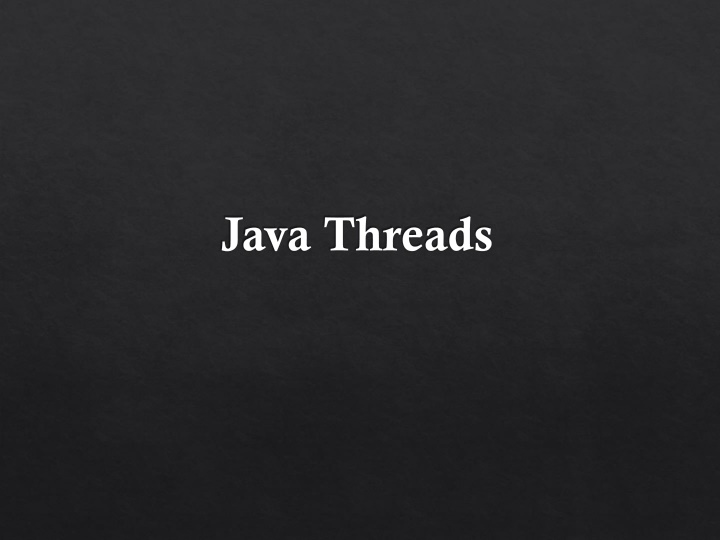 java threads
