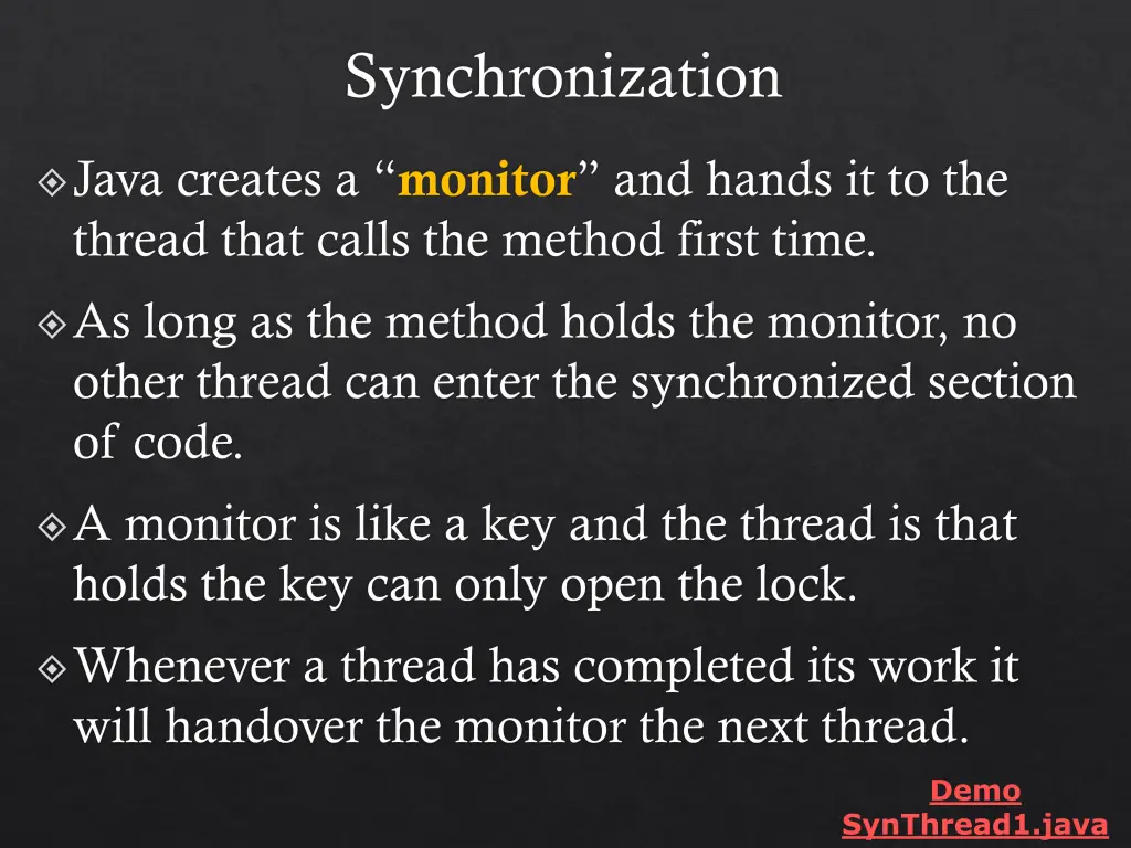 synchronization 2