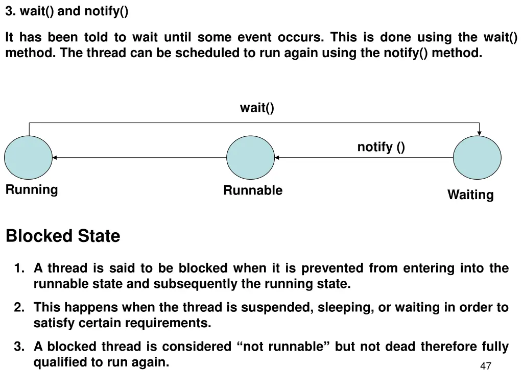 3 wait and notify