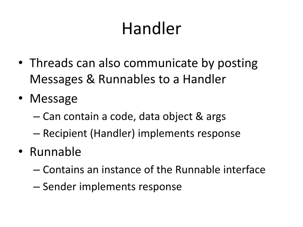 handler